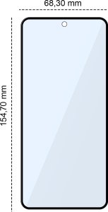 Hello Case SZKŁO HARTOWANE DO MOTOROLA MOTO G42 PEŁNE NA CAŁY EKRAN SZKIEŁKO OCHRONNE 3