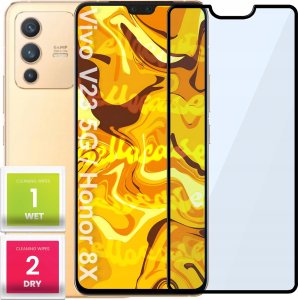 Hello Case SZKŁO HARTOWANE DO VIVO V23 5G / HONOR 8X PEŁNE NA CAŁY EKRAN SZKIEŁKO 5D 1