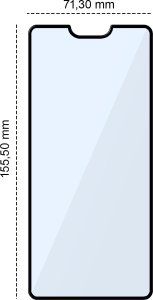 Hello Case SZKŁO HARTOWANE DO VIVO V23 5G / HONOR 8X PEŁNE NA CAŁY EKRAN SZKIEŁKO 5D 3