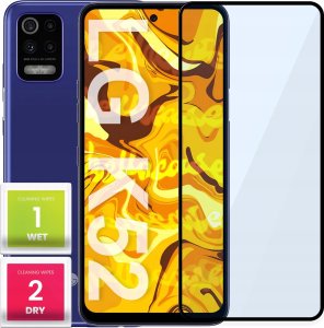 Hello Case SZKŁO HARTOWANE DO LG K52 PEŁNE NA CAŁY EKRAN SZKIEŁKO OCHRONNE SZYBKA 5D 1