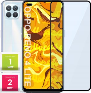 Hello Case Szkło hartowane Do Oppo Reno 4 F / Reno 4 Lite / Reno 4 SE (Pełne,ochronne) 1