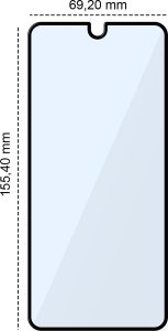 Hello Case SZKŁO HARTOWANE DO SAMSUNG GALAXY A42 5G PEŁNE NA CAŁY EKRAN SZKIEŁKO 5D 9H 3