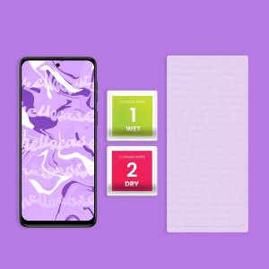 Hello Case Szkło Hartowane do Motorola Moto G54 / G54 5G Power (9H, płaskie 2.5D) 5