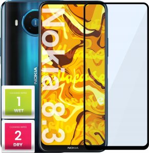 Hello Case SZKŁO HARTOWANE DO NOKIA 8.3 PEŁNE NA CAŁY EKRAN SZKIEŁKO OCHRONNE SZYBKA 1