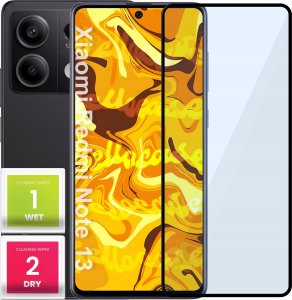 Hello Case SZKŁO HARTOWANE DO XIAOMI REDMI NOTE 13 PEŁNE NA CAŁY EKRAN SZKIEŁKO SZYBKA 1