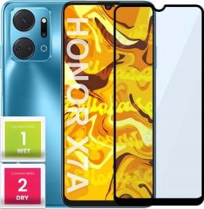 Hello Case SZKŁO HARTOWANE DO HUAWEI HONOR X7A PEŁNE NA CAŁY EKRAN SZKIEŁKO OCHRONNE 1