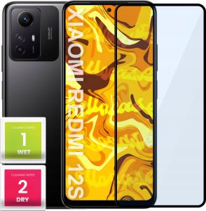 Hello Case SZKŁO HARTOWANE DO XIAOMI REDMI NOTE 12S PEŁNE NA CAŁY EKRAN SZKIEŁKO 5D 9H 1