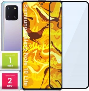 Hello Case SZKŁO HARTOWANE DO SAMSUNG GALAXY NOTE 10 LITE PEŁNE NA CAŁY EKRAN SZYBKA 1