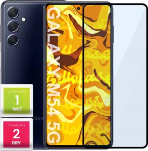 Hello Case SZKŁO HARTOWANE DO SAMSUNG GALAXY M54 5G PEŁNE NA CAŁY EKRAN SZKIEŁKO 5D 9H 1