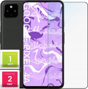 Hello Case Szkło Hartowane do Google Pixel 4a 5G (szybka 9H, płaskie 2.5D, ochronne) 1