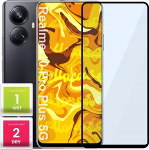 Hello Case SZKŁO HARTOWANE DO REALME 10 PRO PLUS 5G PEŁNE NA CAŁY EKRAN SZKIEŁKO 5D 9H 1