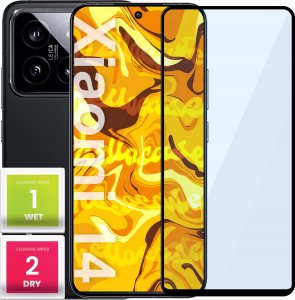 Hello Case SZKŁO HARTOWANE DO XIAOMI 14 PEŁNE NA CAŁY EKRAN SZKIEŁKO OCHRONNE SZYBKA 1