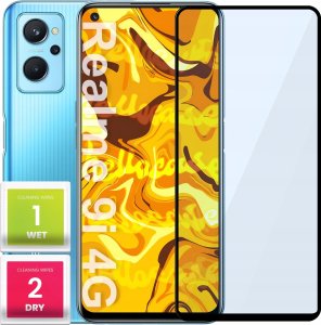 Hello Case SZKŁO HARTOWANE DO REALME 9I 4G PEŁNE NA CAŁY EKRAN SZKIEŁKO OCHRONNE 5D 9H 1