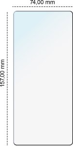 Hello Case Szkło Hartowane do Samsung Galaxy A35 5g / A55 5g (szybka 9H, płaskie 2.5D) 3