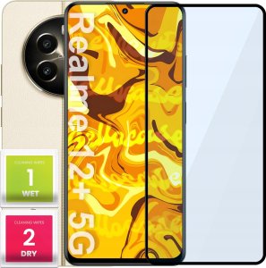 Hello Case SZKŁO HARTOWANE DO REALME 12 PLUS 5G PEŁNE NA CAŁY EKRAN SZKIEŁKO OCHRONNE 1