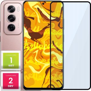 Hello Case SZKŁO HARTOWANE DO OPPO RENO12 PRO PEŁNE NA CAŁY EKRAN SZKIEŁKO OCHRONNE 5D 1