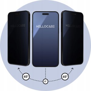Hello Case Szkło Na Ekran Prywatyzujące Do Apple Iphone 16 (Anti-Spy, Szybka, 9H) 2