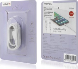 Kabel USB Hello Case USB-A - microUSB 1 m Biały (GSMA0179) 4