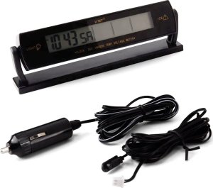 ATL AG97B Termometr zegar woltomierz 3w1 4