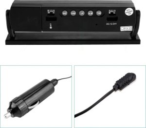 ATL AG97B Termometr zegar woltomierz 3w1 5