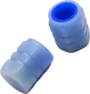 ATL RW25C Nakrętki na wentyle świecące 2 szt  niebieskie 3
