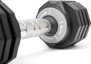 UnderFit Hantle regulowane 2 x 5 kg Half Human 3