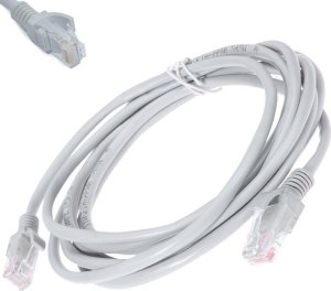 Przewód Verk Kabel sieciowy lan cat5e rj45 skrętka ethernet 2m przewód internetowy utp Kabel sieciowy lan cat5e rj45 skrętka ethernet 2m przewód internetowy utp 1