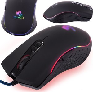 Mysz Verk Mysz myszka optyczna przewodowa komputerowa do laptopa pc rgb gamingowa Mysz myszka optyczna przewodowa komputerowa do laptopa pc rgb gamingowa 1