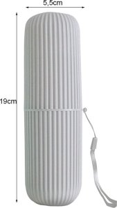 Verk Etui pojemnik na szczoteczkę pastę do zębów podróży organizer kosmetyczka Etui pojemnik na szczoteczkę pastę do zębów podróży organizer kosmetyczka 7