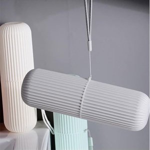 Verk Etui pojemnik na szczoteczkę pastę do zębów podróży organizer kosmetyczka Etui pojemnik na szczoteczkę pastę do zębów podróży organizer kosmetyczka 10