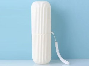 Verk Etui pojemnik na szczoteczkę pastę do zębów podróży organizer kosmetyczka Etui pojemnik na szczoteczkę pastę do zębów podróży organizer kosmetyczka 8