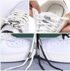 Verk Sznurówki bez wiązania do butów obuwia elastyczne gumowe sznurowadła 100cm Sznurówki bez wiązania do butów obuwia elastyczne gumowe sznurowadła 100cm 10