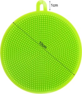 Verk Myjka silikonowa gąbka zmywak szczotka do mycia szorowania naczyń warzyw Myjka silikonowa gąbka zmywak szczotka do mycia szorowania naczyń warzyw 6