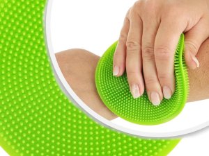 Verk Myjka silikonowa gąbka zmywak szczotka do mycia szorowania naczyń warzyw Myjka silikonowa gąbka zmywak szczotka do mycia szorowania naczyń warzyw 7