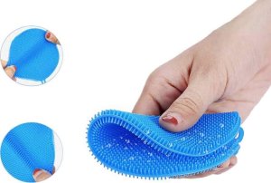 Verk Myjka silikonowa gąbka zmywak szczotka do mycia szorowania naczyń warzyw Myjka silikonowa gąbka zmywak szczotka do mycia szorowania naczyń warzyw 4