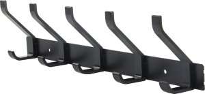 Verk Wieszak ścienny na ubrania na ścianę do przedpokoju łazienki 5 haczyków Wieszak ścienny na ubrania na ścianę do przedpokoju łazienki 5 haczyków 6