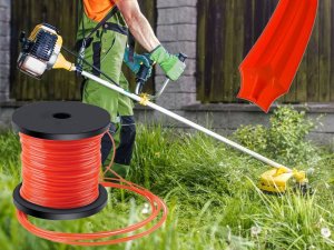 Verk Żyłka tnąca 2,4mm do głowicy kosy spalinowej pięciokątna przekrój gwiazdka Żyłka tnąca 2,4mm do głowicy kosy spalinowej pięciokątna przekrój gwiazdka 2