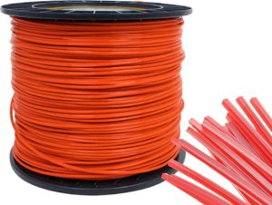 Verk Żyłka tnąca 2,4mm do głowicy kosy spalinowej pięciokątna przekrój gwiazdka Żyłka tnąca 2,4mm do głowicy kosy spalinowej pięciokątna przekrój gwiazdka 5