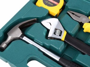 Zestaw narzędzi Verk Zestaw narzędzi śrubokręty młotek 16 el walizka Zestaw narzędzi śrubokręty młotek 16 el walizka 7