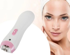 Depilator Verk Depilator do twarzy golarka trymer do ciała damska na baterie szczoteczka Depilator do twarzy golarka trymer do ciała damska na baterie szczoteczka 2