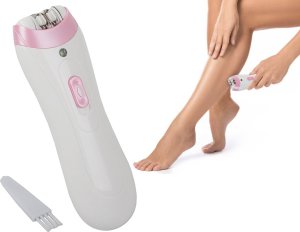 Depilator Verk Depilator do twarzy golarka trymer do ciała damska na baterie szczoteczka Depilator do twarzy golarka trymer do ciała damska na baterie szczoteczka 5