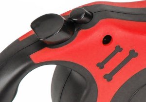 Verk Smycz automatyczna dla psa taśma z blokadą mocna lekka zwijana 5m 15kg Smycz automatyczna dla psa taśma z blokadą mocna lekka zwijana 5m 15kg 3