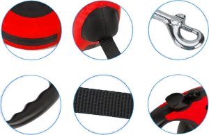 Verk Smycz automatyczna dla psa taśma z blokadą mocna lekka zwijana 5m 15kg Smycz automatyczna dla psa taśma z blokadą mocna lekka zwijana 5m 15kg 8