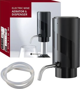 Verk Dozownik elektryczny do wina alkoholu whiskey wódki led lejek pompka płyn Dozownik elektryczny do wina alkoholu whiskey wódki led lejek pompka płyn 2