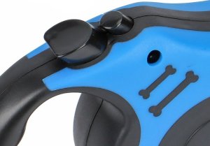 Verk Smycz automatyczna dla psa taśma z blokadą mocna lekka zwijana 5m 15kg Smycz automatyczna dla psa taśma z blokadą mocna lekka zwijana 5m 15kg 3