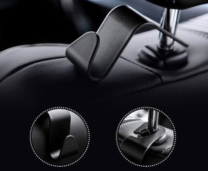 Verk Wieszak hak haczyk uchwyt na zagłówek fotela na torebę zakupy do samochodu Wieszak hak haczyk uchwyt na zagłówek fotela na torebę zakupy do samochodu 2