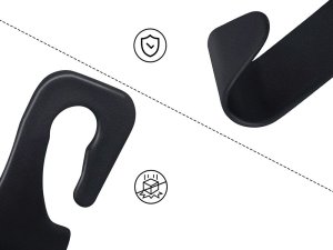 Verk Wieszak hak haczyk uchwyt na zagłówek fotela na torebę zakupy do samochodu Wieszak hak haczyk uchwyt na zagłówek fotela na torebę zakupy do samochodu 6