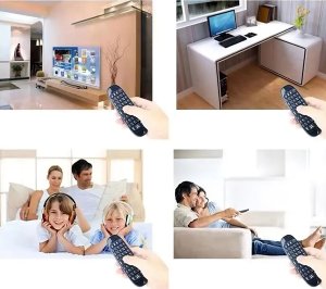 Pilot RTV Retoo PILOT DO TV KLAWIATURA MYSZKA BEZPRZEWODOWA NA RUCH USB SMART TV 10m 3w1 13