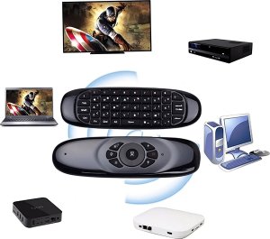 Pilot RTV Retoo PILOT DO TV KLAWIATURA MYSZKA BEZPRZEWODOWA NA RUCH USB SMART TV 10m 3w1 15