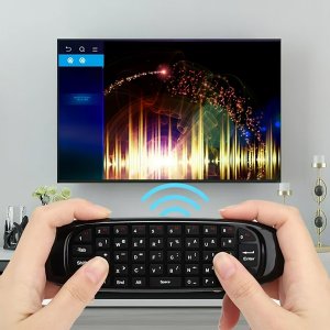 Pilot RTV Retoo PILOT DO TV KLAWIATURA MYSZKA BEZPRZEWODOWA NA RUCH USB SMART TV 10m 3w1 5